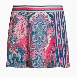 { Johnny Was } - Melody Bee Active Paisley Tennis Skirt